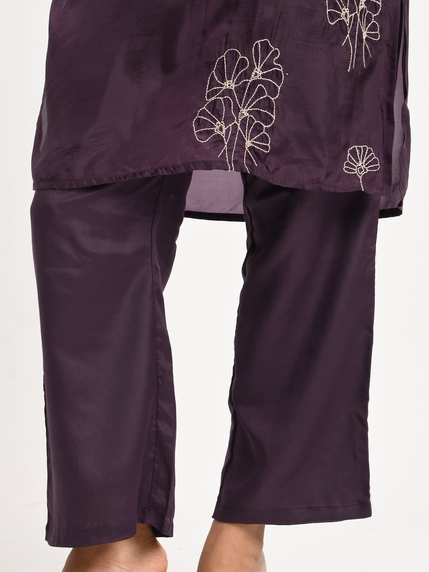 Muslin Embroidered Co-ord Set