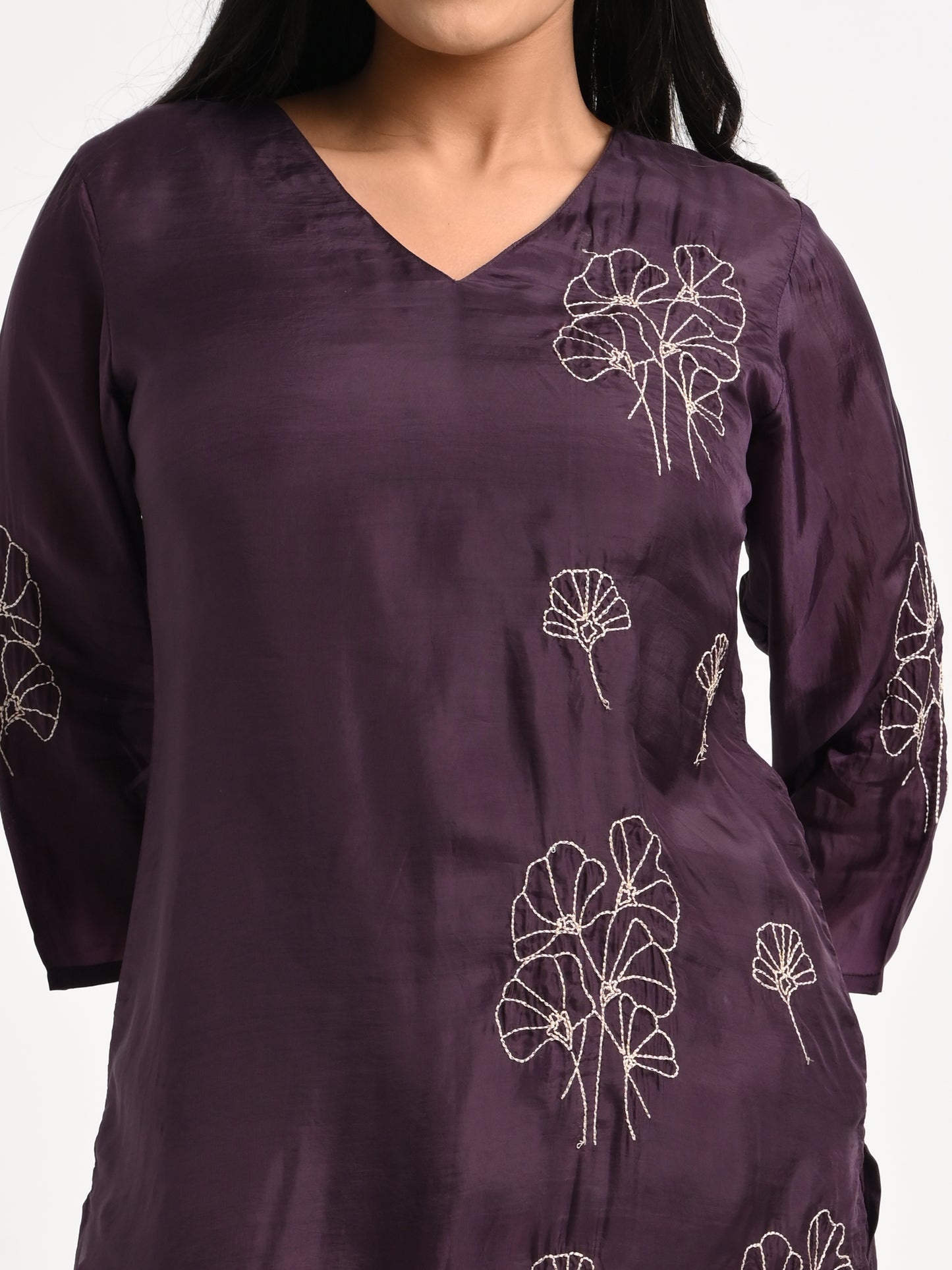 Muslin Embroidered Co-ord Set