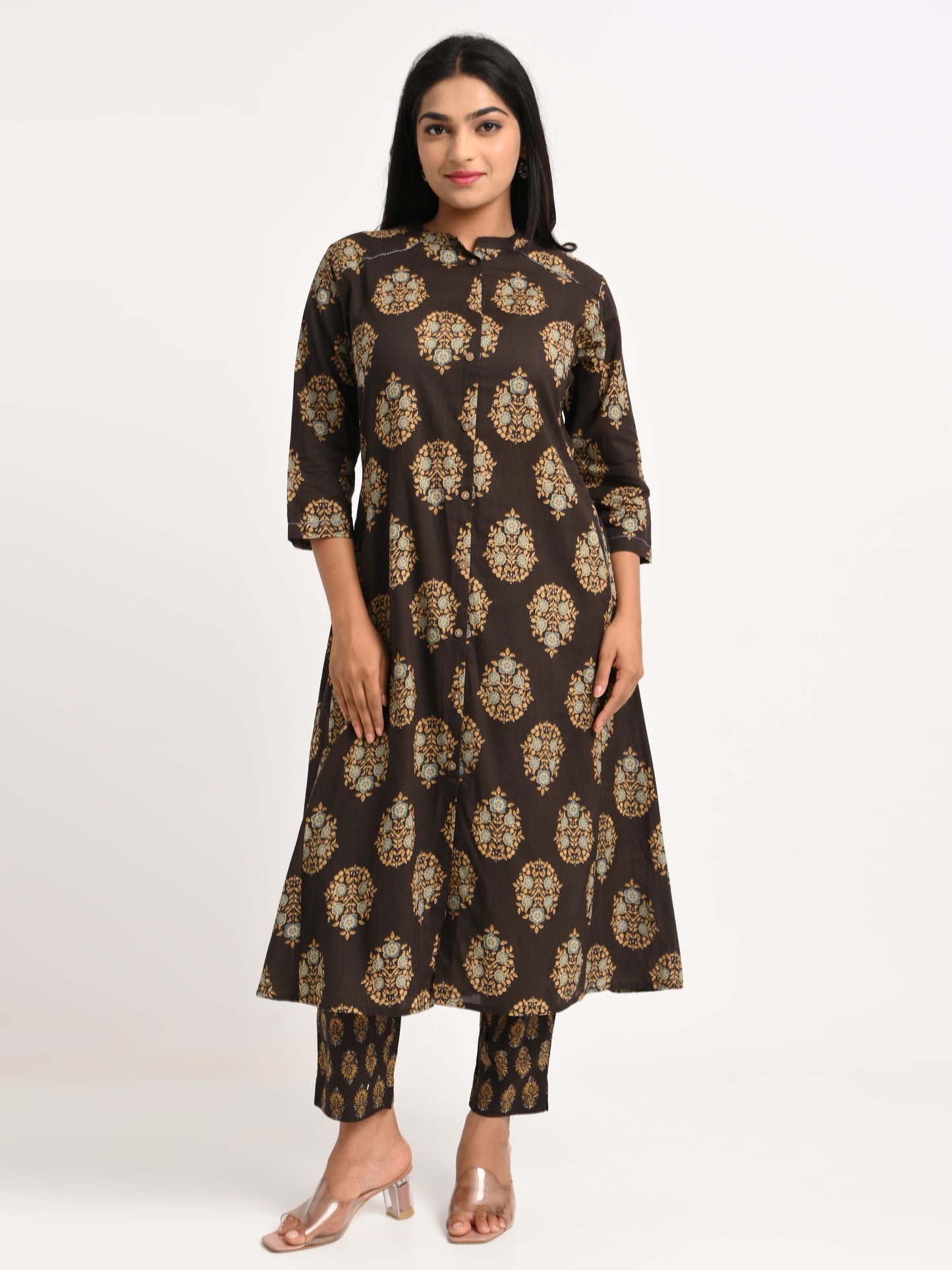 Printed Cotton Kurta Set