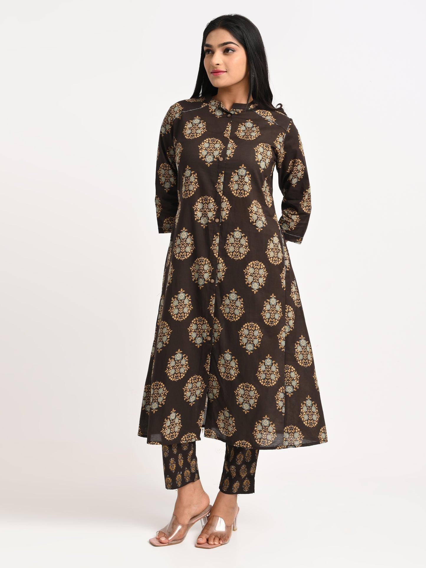 Printed Cotton Kurta Set
