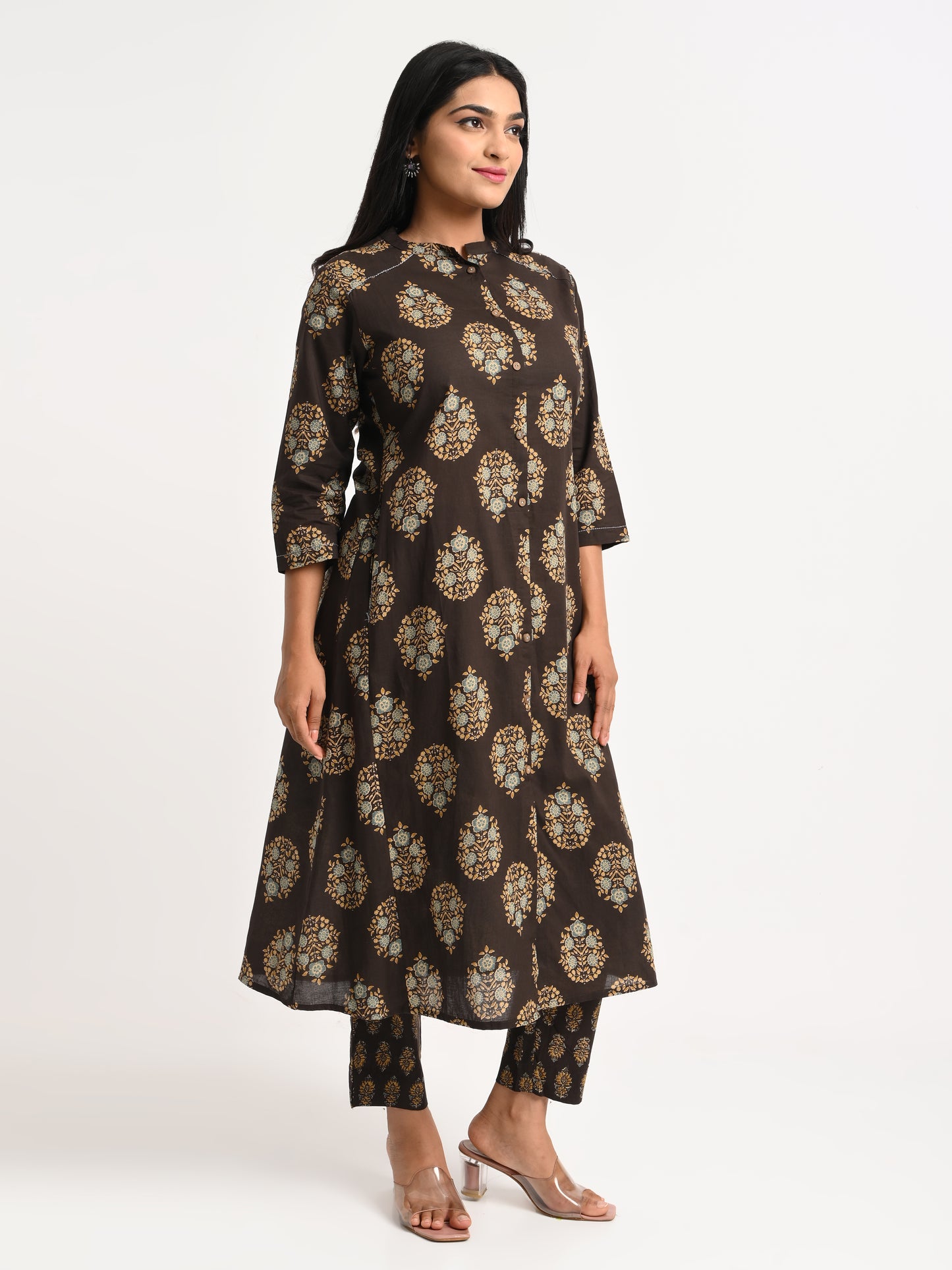 Printed Cotton Kurta Set