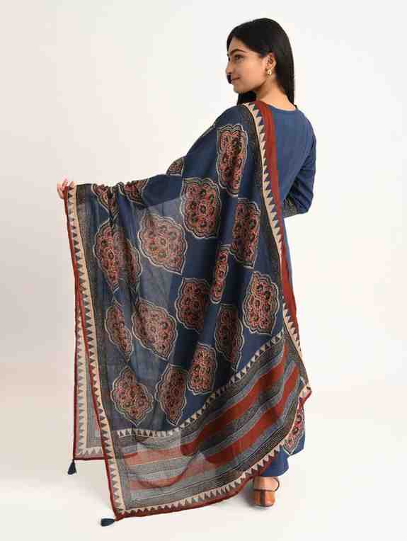 Indigo Blue Flared Kurta Set