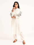 Ivory Embroidered Kurta Set