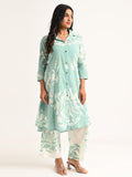 Mint Green Floral Printed Co-ord Set