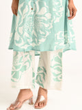 Mint Green Floral Printed Co-ord Set