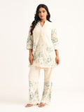 Ivory Floral Printed Co-ord Set