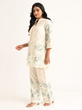 Ivory Floral Printed Co-ord Set