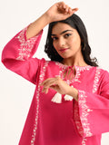 Pink Embroidered Kurta Set