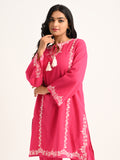 Pink Embroidered Kurta Set