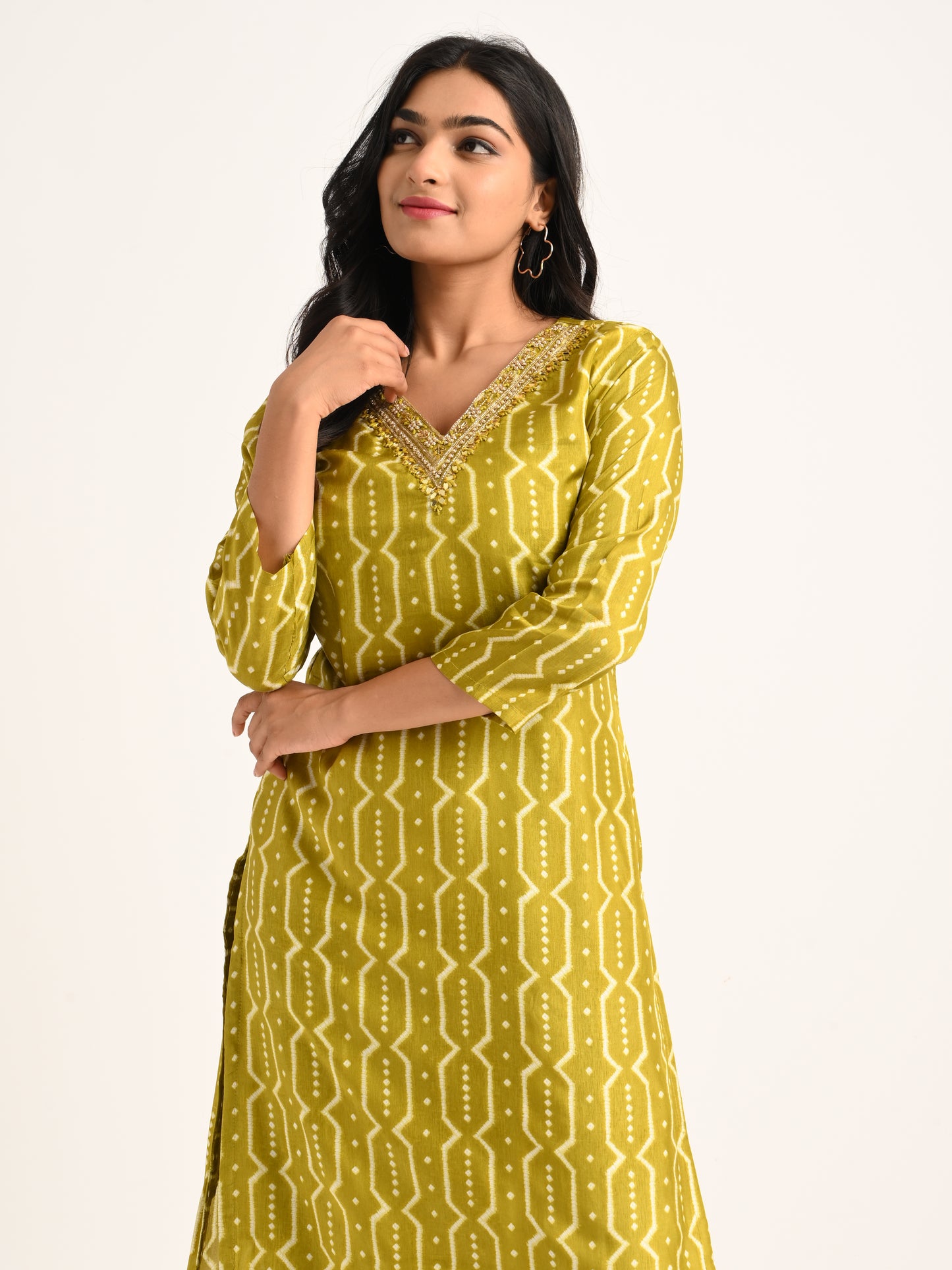 Pista green pant set