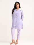 Lilac Shibori printed co-ord set