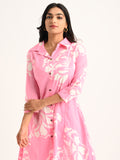 Pink Floral Printed Co-ord Set
