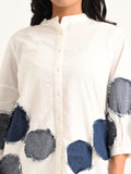 Denim patch work Co-ord set