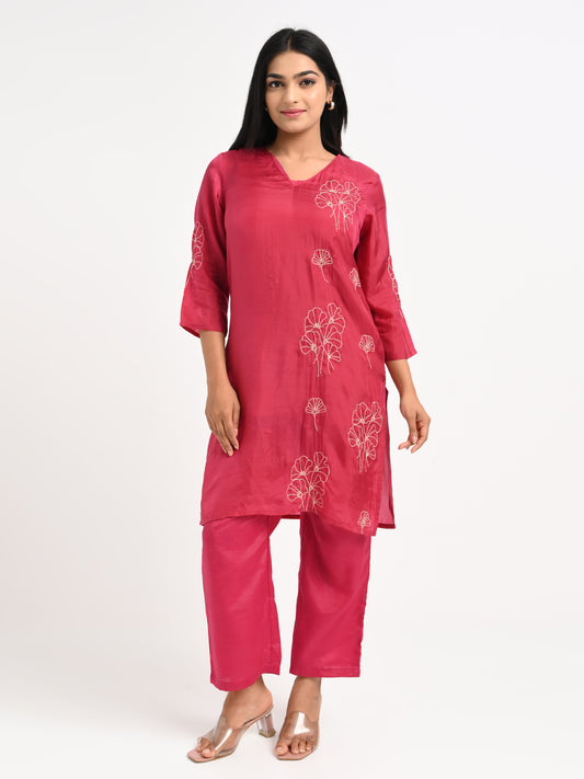 Embroidered Co-ord Set