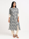Printed Cotton Kurta Set