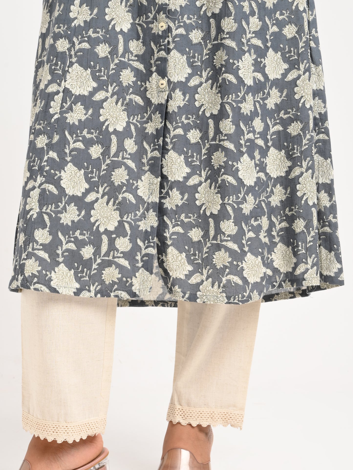 Printed Cotton Kurta Set
