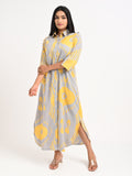 Printed Cotton Shirt Dress