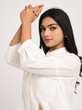 Ivory Gold Leaf Cotton Co-ord Set