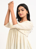 Ivory Floral Short Dress