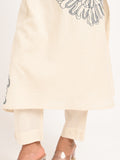 Embroidered Shirt-Style Kurta Set