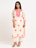 Embroidered Kurta Set with Dupatta