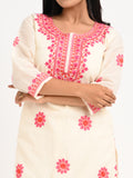 Embroidered Kurta Set with Dupatta