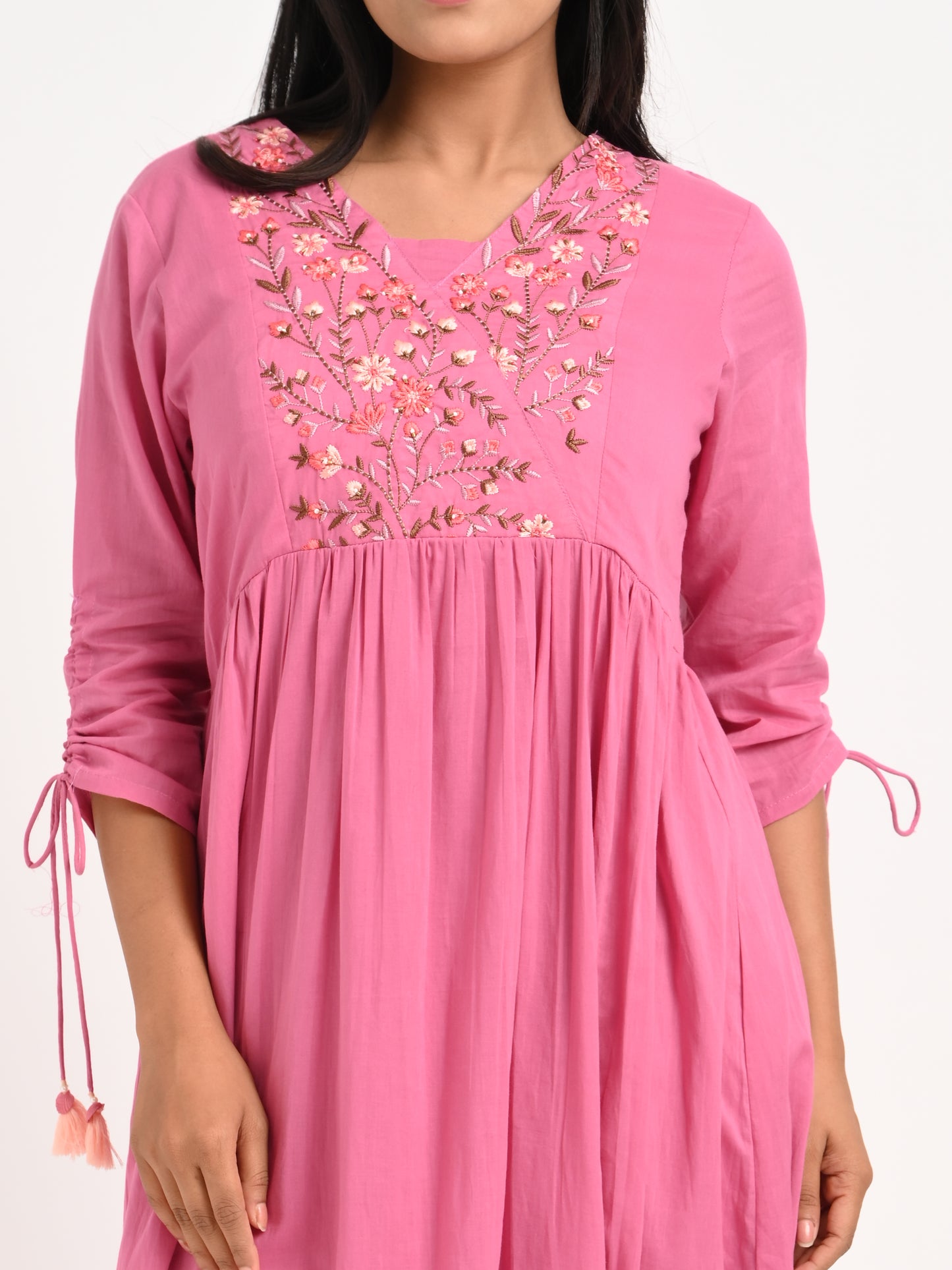 Embroidered Suit Set with Dupatta