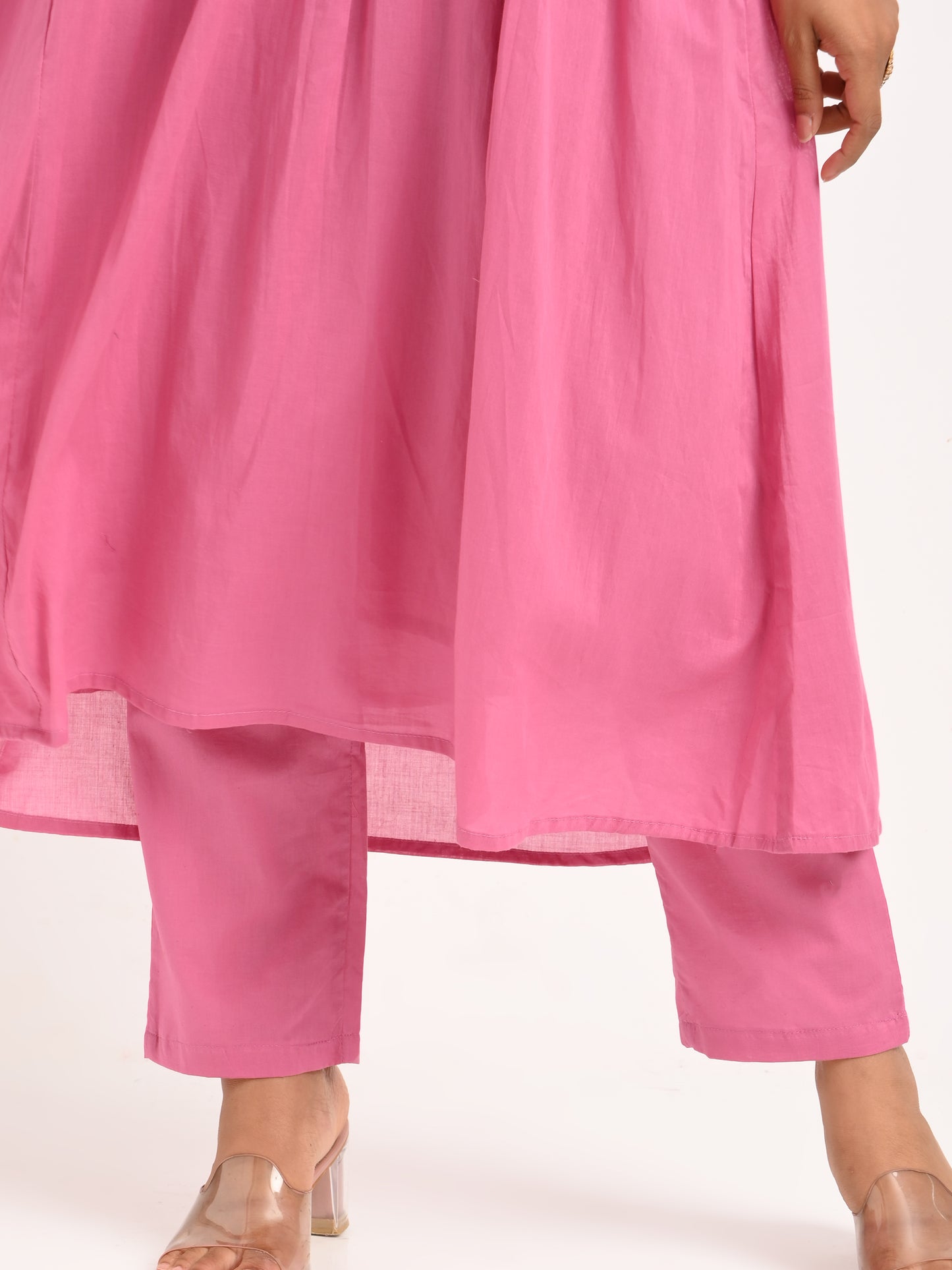 Embroidered Suit Set with Dupatta