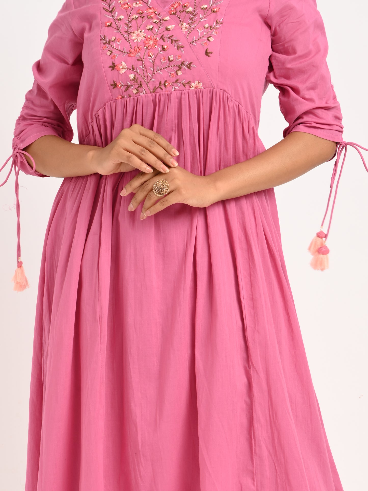 Embroidered Suit Set with Dupatta