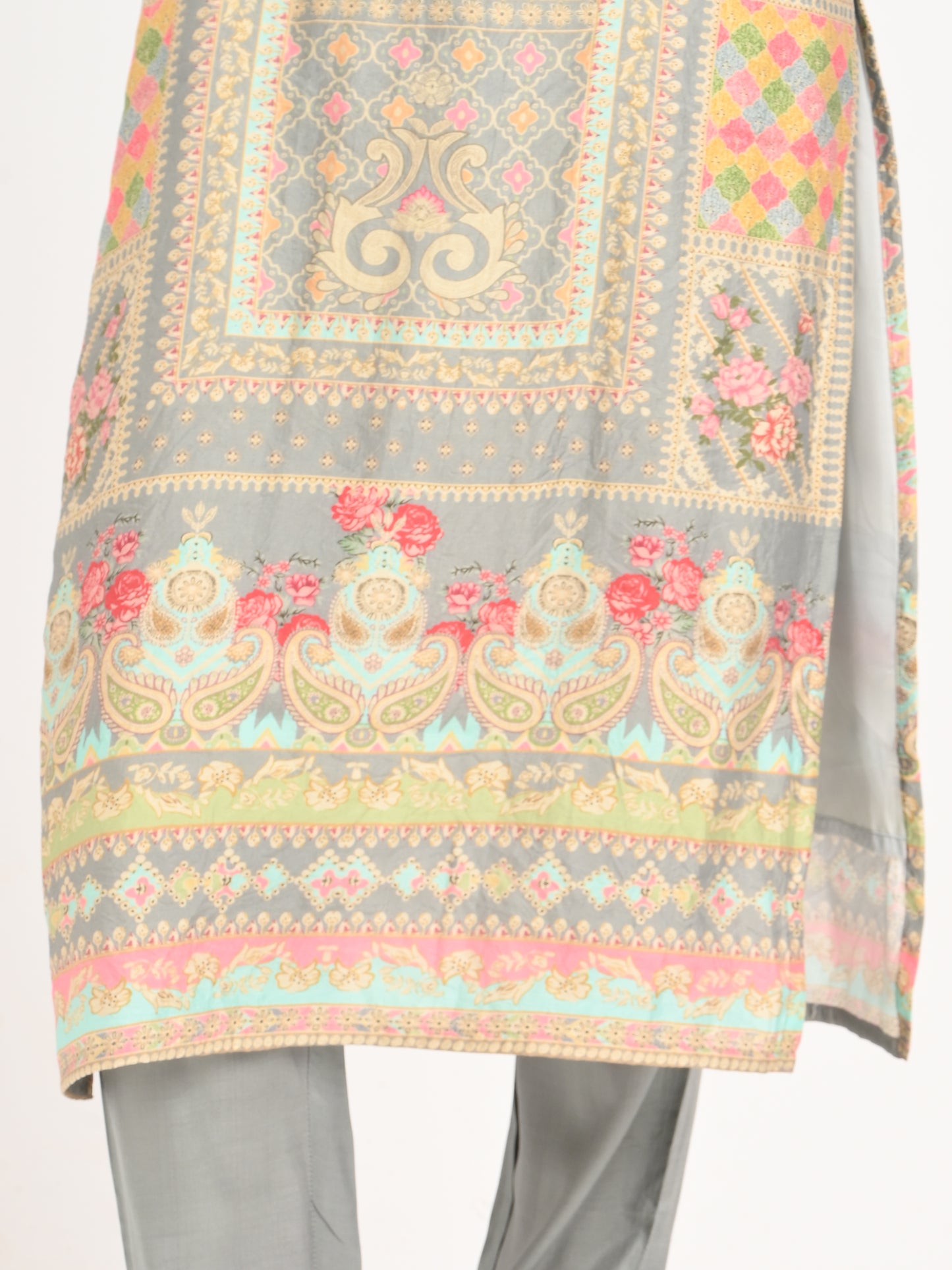 Printed Suit Set with Dupatta