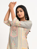 Printed Suit Set with Dupatta