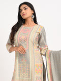 Printed Suit Set with Dupatta