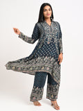 Printed Palazzo Suit Set with Dupatta