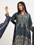 Printed Palazzo Suit Set with Dupatta