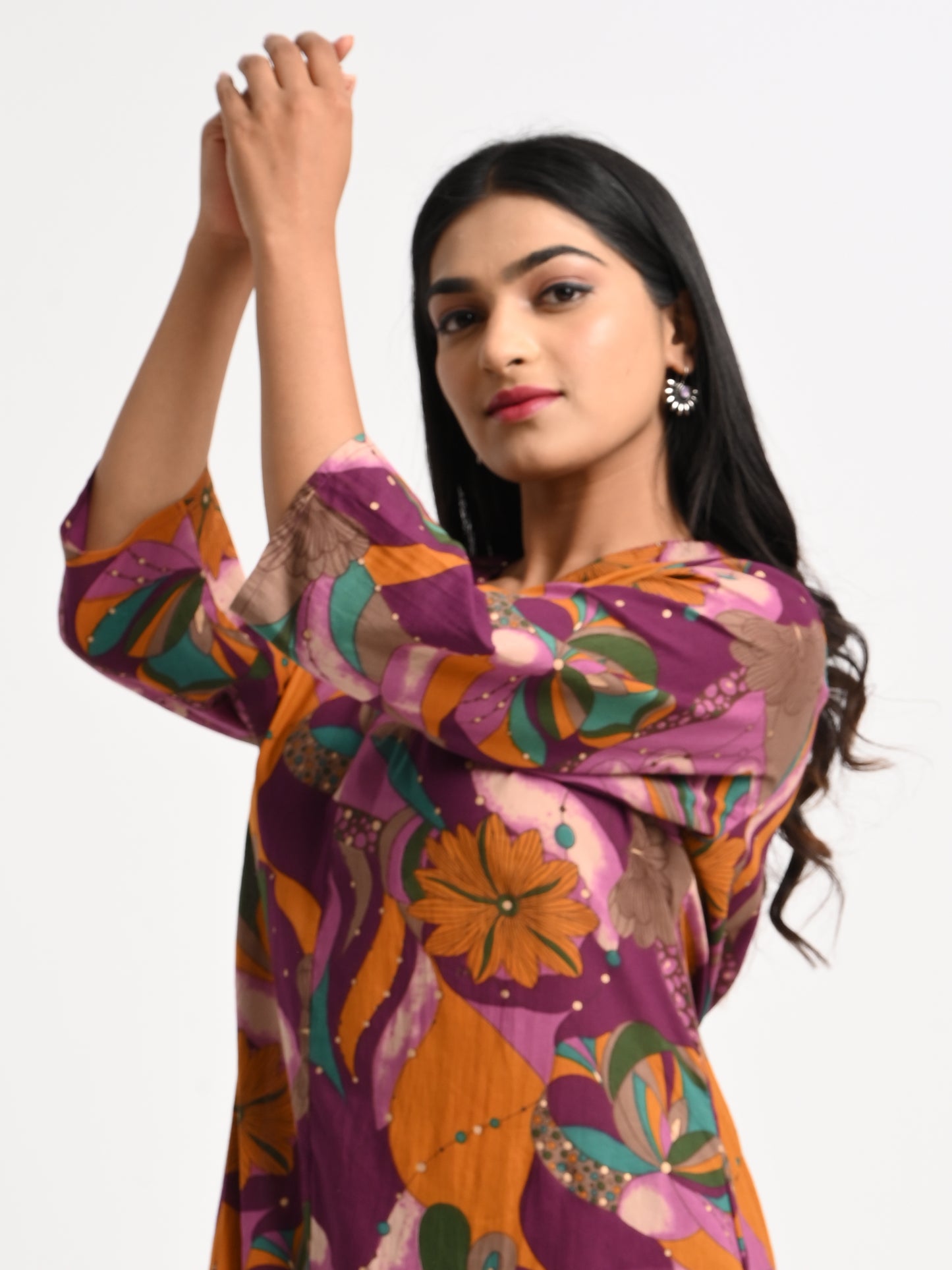 Printed Kurta with Bottom Set