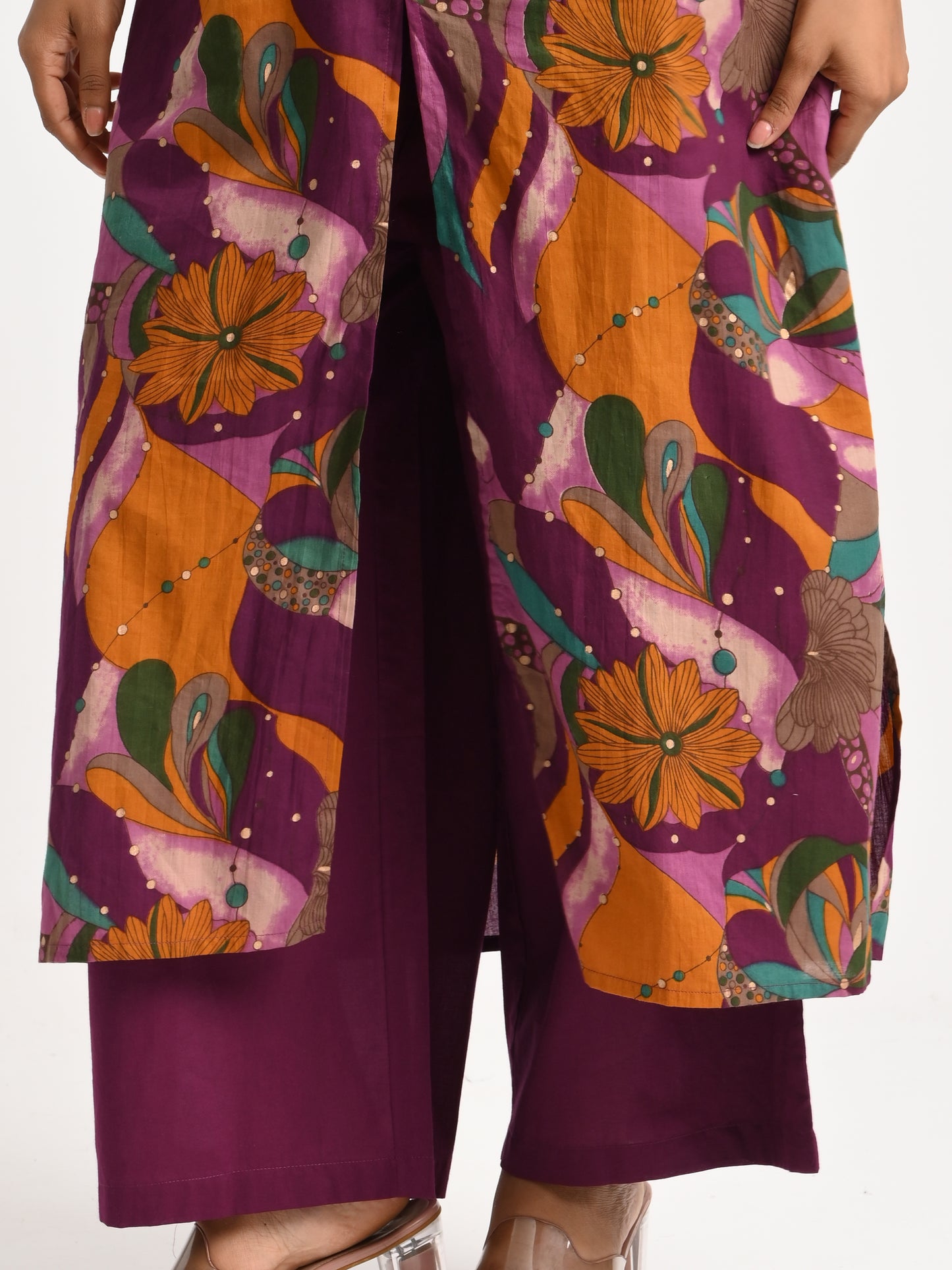 Printed Kurta with Bottom Set