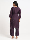 Muslin Embroidered Co-ord Set