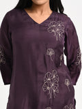 Muslin Embroidered Co-ord Set