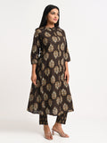 Printed Cotton Kurta Set