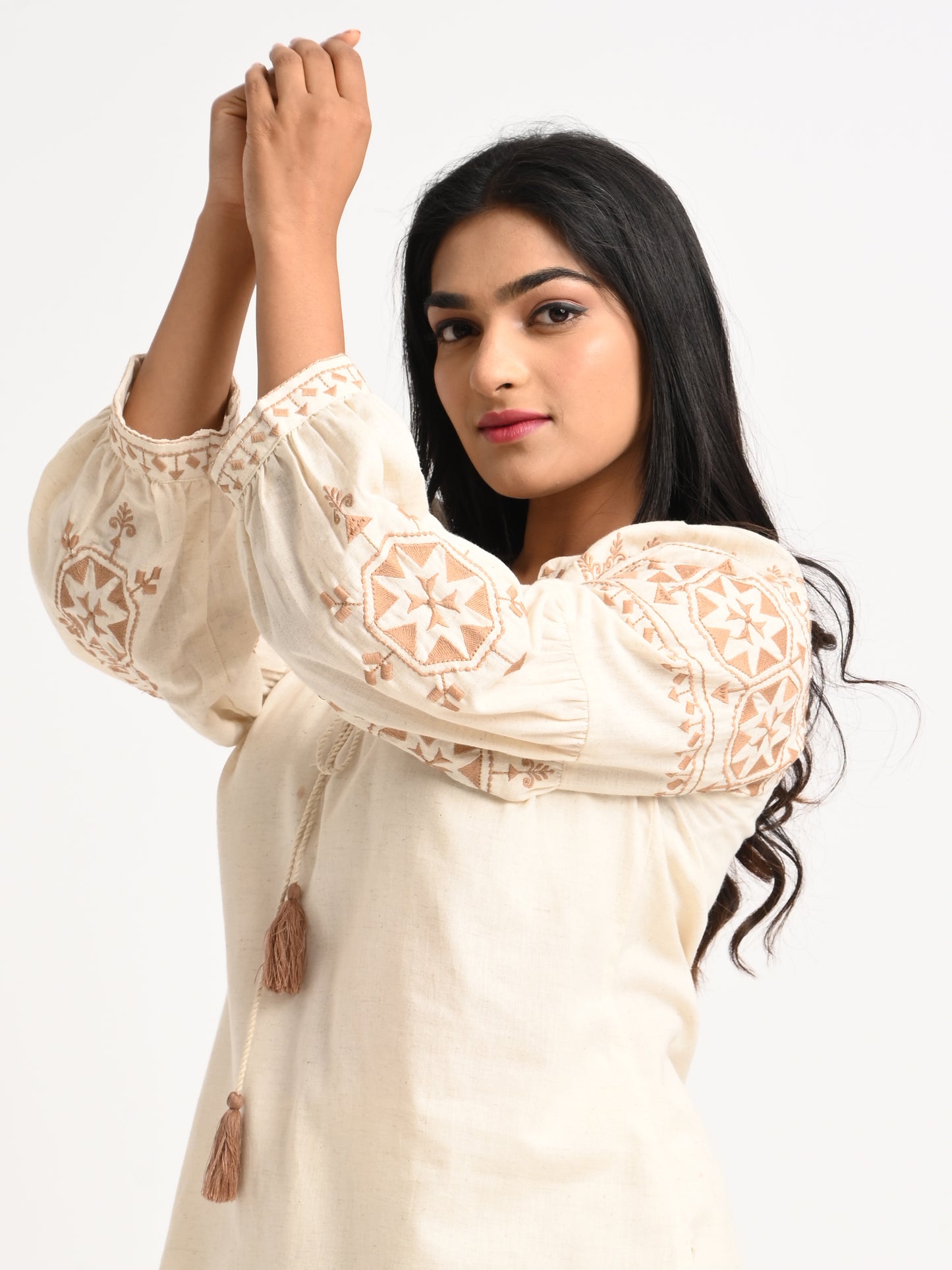 Embroidered Cotton Co-ord Set
